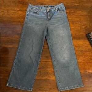 Wide leg jeans